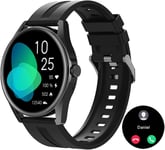 Montre Connect¿¿E Homme Repondre Appel Smartwatch Ronde 1,38 Pouces Podometre Cardiofr¿¿Quencem¿¿Tre Oxymetre Montre Sport ¿¿Tanche Ip68 Multisports Notification Message Pour Android Ios Noir