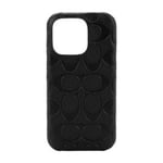 Coach Leather Slim Wrap Case - iPhone 14 Pro Max - Blk Sig