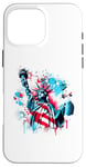 iPhone 16 Pro Max American Style Statue of Liberty Spray Paint Case