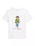 Ralph Lauren Kids' Short Sleeve T-Shirt, Bear White