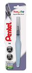 Pentel Aquash Water Brush, Fine Nib, 1 Brush on Blister Card, Blue