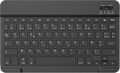 Clavier Bluetooth sans FI [AZERTY Français] 10 Pouces Léger Mince pour iOS iPad, iPad Pro, iPad Air, Mac, Tablette Android Samsung Galaxy, Xiaomi, Redmi, Huawei (Android/iOS)