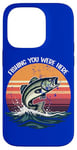 Coque pour iPhone 14 Pro Vintage Fishing You Were Here : des jeux de mots qui accrochent le cœur de papa