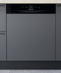 Hotpoint H3B L626BUK Full Size Semi-Integrated Dishwasher Black