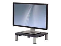 Fellowes Standard Monitor Riser - Ställ - För Bildskärm - Plast - Grafit - Skärmstorlek: 21"