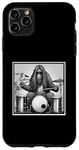 Coque pour iPhone 11 Pro Max Sasquatch Bigfoot Musique Drums Batteur Band Cadeau Graphique