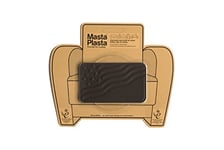 MastaPlasta Self-Adhesive Premium Leather Repair Patch - Brown Flag 10cm x 6cm (4in x 2.4in). First-Aid for Sofas, Car Seats, Handbags, Jackets