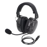 Two Way Radio Headphones Military Headset 7.1mm Plug Noise Cancelling For UV 5R