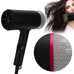 Electric Hair Dryer Negative Ion Foldable Blow Dryer Hair Drying Tool BlackU FST