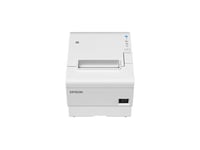 Epson TM T88VII (111) - Imprimante de reçus - thermique en ligne - Rouleau (7,95 cm) - 180 x 180 ppp - jusqu'à 500 mm/sec - USB 2.0, hôte USB 2.0, LAN, série - outil de coupe - blanc