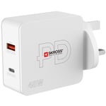 SKROSS Multipower 2 Pro+ UK 1xUSB-C PD 1xUSB-A 48W