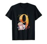 9th Birthday Movie Magic Popcorn Family Matching Costume T-Shirt