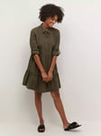 KAFFE Naya Cotton Shirt Dress