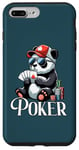 Coque pour iPhone 7 Plus/8 Plus Poker Panda Jeu de cartes à jouer Panda