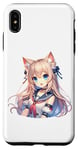 Coque pour iPhone XS Max Costume de marin mignon chat fille