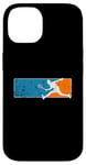 Coque pour iPhone 14 Joueur de squash rapide avec raquette de tennis