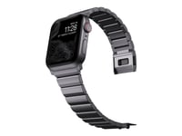 Nomad - Bånd For Smart Armbåndsur - Aluminium - 130 - 225 Mm - Romgrå - For Apple Watch Hermès Series 7, Hermès Series 9, Nike Series 7, Series 10, Series 8, Series 9