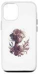 Coque pour iPhone 12/12 Pro Sculpture Femme Femmes Autonomisation Fleurs