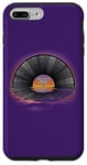 iPhone 7 Plus/8 Plus Retro Vintage Vinyl Sunset Reflection LP Vinyl Record Case