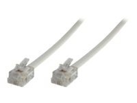 Microconnect Modular Straight - Telefonkabel - Rj-11 (6 Stift) (Han) Till Rj-11 (6 Stift) (Han) - 10 M