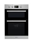 Indesit Aria Idd6340Ix Built-In Double Electric Oven - Stainless Steel - Oven With Installation