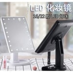 Led Girl Makeup Mirror Desktop 360 Rotating Vanity To