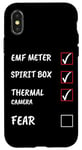 iPhone X/XS EMF Meter Spirit Box Thermal Camera Fear Paranormal Hunting Case