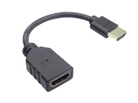 PremiumCord Flexi Adaptateur HDMI mâle vers Femelle pour connecter Le câble au téléviseur de manière Flexible