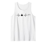 Air Hockey Heart Air Hockey Heartbeat Air Hockey Tank Top