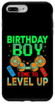 Coque pour iPhone 7 Plus/8 Plus Jeu vidéo Level Up Birthday Boy