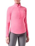 New Balance Sport Spacedye Half Zip, Women, Hi-Pink Heather, XS