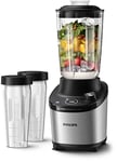 Philips Domestic Appliances 7000 Series Blender Haute Vitesse,1500 W,2 L,Technologie ProBlend Ultra,Programmes Quick Select,Recettes HomeID,Fonction Quick Clean,2 gourdes Tritan incluses HR3760/10