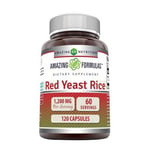 Amazing Formulas Red Yeast Rice 120 Caps 1200 mg