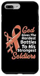 Coque pour iPhone 7 Plus/8 Plus Le dieu du cancer de l'utérin donne des batailles les plus dures aux soldats les plus forts