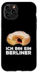 Coque pour iPhone 11 Pro Discours d'Ich Bin Ein Berliner Jelly Donut Cold War