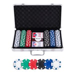 Pokerset Silver Basic 300