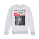 Lord Of The Rings Walk Into Mordor Sweatshirt - White - 5XL