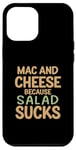 Coque pour iPhone 12 Pro Max Amateur de pâtes drôle Mac and Cheese