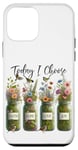 Coque pour iPhone 12 mini Mason Jars Floral Choisissez Faith Hope Love Joy Flower