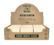 Faith In Nature Natural Grapefruit Hand Soap Bar Box Set, Invigorating, Vegan & Cruelty Free, No SLS or Parabens, 18 x 100g