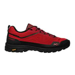 MILLET - Hike Up M - Chaussures de Randonnée Basses - Homme - Mesh Respirante - Semelle Vibram - Red Rouge, 45 1/3 EU