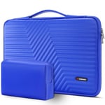 DOMISO Housse pour Ordinateur Portable 17 Pouces avec Pochette de Protection Étui EVA étanche pour MSI GS73VR Stealth Pro/Lenovo IdeaPad 320 321/HP Envy 17/LG Gram 17 de 17,3 Pouces,Bleu Royal