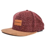 Blackskies Obsidian Snapback Hat | Men Women Premium Baseball Cap Dad 5-Panel Strapback Hip Hop Urban Wool - Maroon Brown