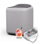 Ice Maker Machine 1.5L Ice Cube Maker 3-in-1 Stainless Steel Countertop Portable