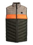 Mens Gilet Jack & Jones Hooded Bodywarmer Padded Puffer Sleeveless Jacket XS-2XL