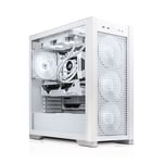 AWD-IT GT302 Intel i5 14600KF 5.3GHz RTX 4070 Ti Super BTF 16GB White Desktop PC for Gaming