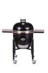 Kamado Monolith Classic Noir ProSerie 2.0 + Chariot + Housse + Pierre Pizza Monolith