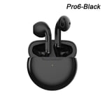 Air Pro 6 TWS Casque sans fil avec micro Fone Bluetooth ¿couteurs Sport ¿couteurs Pro6 J6 Casque pour Apple iPhone Xiaomi Huawei-Noir Casque_XINENGJI