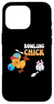 Coque pour iPhone 16 Pro Bowling a Chick Sports Athlète Cute Ladies Bowler