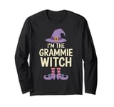 Halloween Witch Costume Gram Grandma Spooky Season Gift Long Sleeve T-Shirt